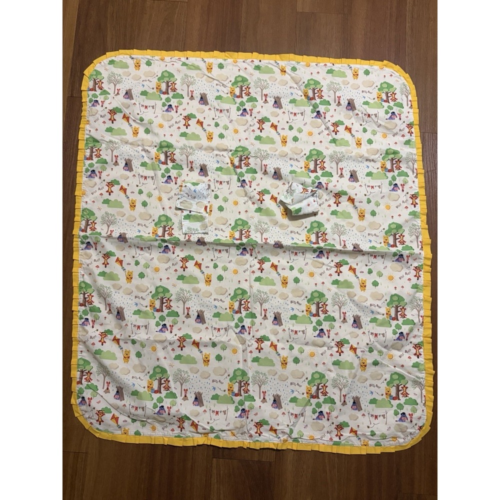Winnie The Pooh Custom Handmade Baby Infant Car Seat Canopy Cover NWOT